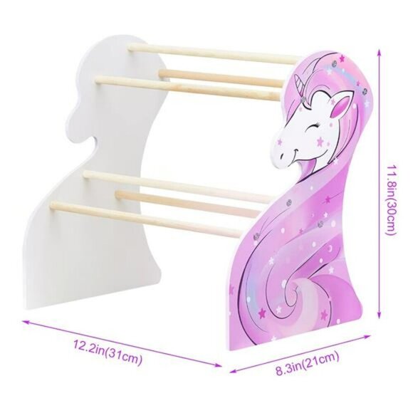 Unicorn Headband Holder Organizer Girls Hair Accessories Storage Display Stand - Picture 6 of 7